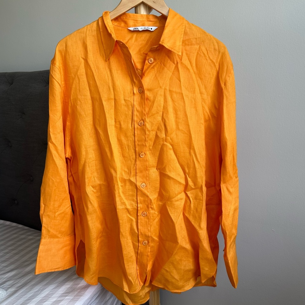 ZARA Linen Top